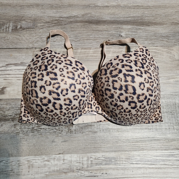💘 Victoria's Secret Leopard Perfect Shape Bra - Picture 1 of 6
